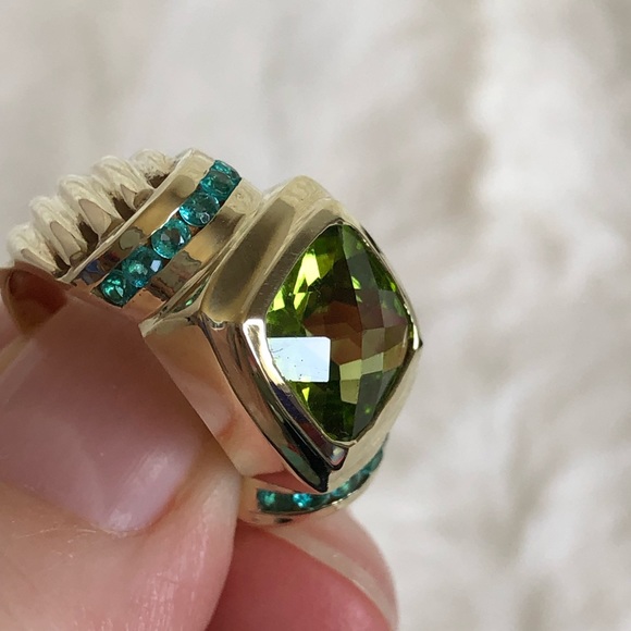 David Yurman Peridot Ring - Picture 6 of 12